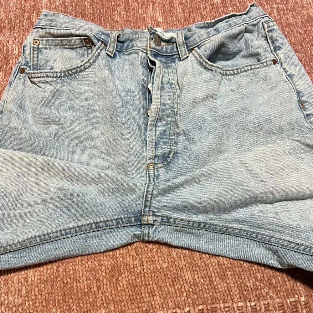 Denim Forum The BF Boyfriend High Rise Loose 28L Size 29 Light Wash - Picture 5 of 15